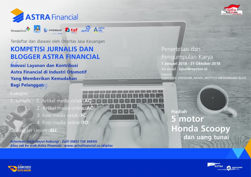 Kompetisi Jurnalis dan Blogger Astra Financial