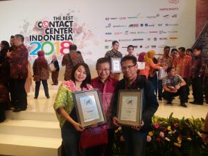 TAF Menangkan Kategori Korporat Bidang Business Contribution di Ajang The Best Contact Center Indonesia 2018