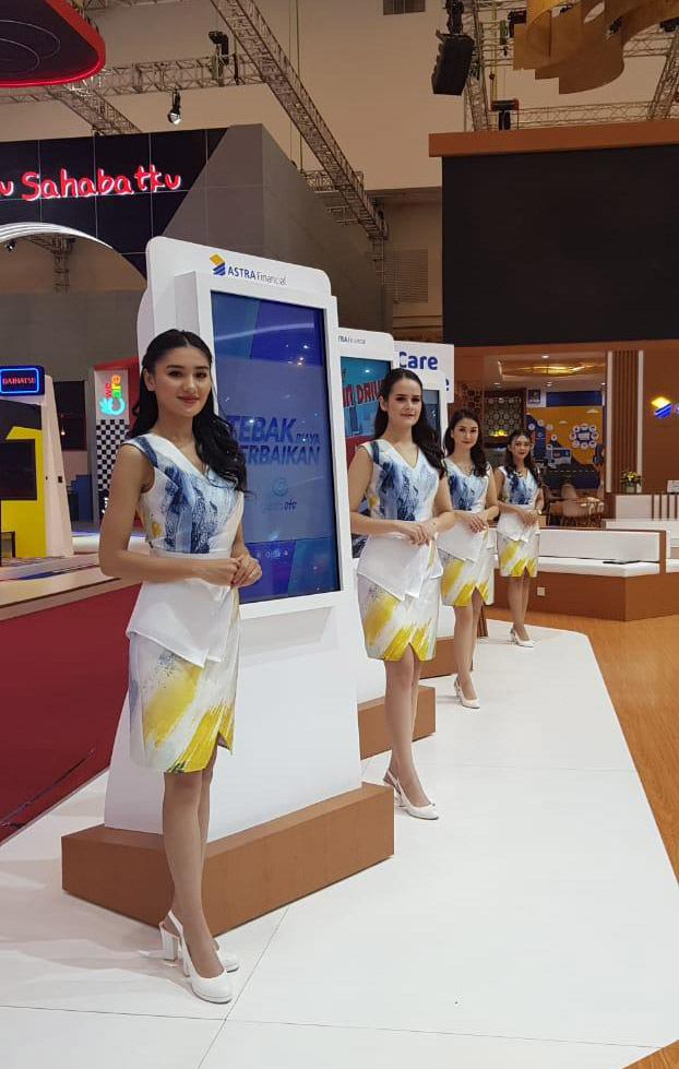 virtual games di booth astra financial GIIAS 2019