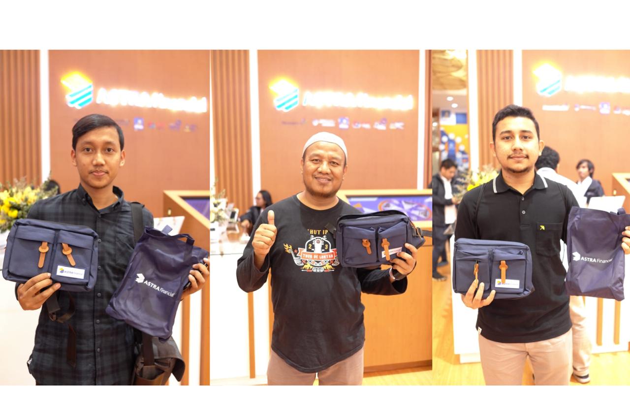 bumbag di booth astra financial GIIAS 2019